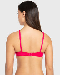 Isla & Evie Bright Rose Lightly Lined Full Coverage Bra Bright Rose / 34B
