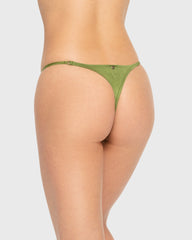 Isla & Evie Perfect Pear Lace Thong Perfect Pear / S