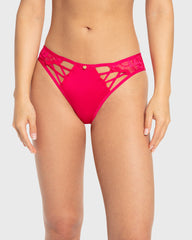 Isla & Evie Bright Rose Lace Cheeky Panty Bright Rose / S