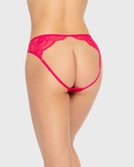 Isla & Evie Bright Rose Lace Cheeky Panty Bright Rose / S