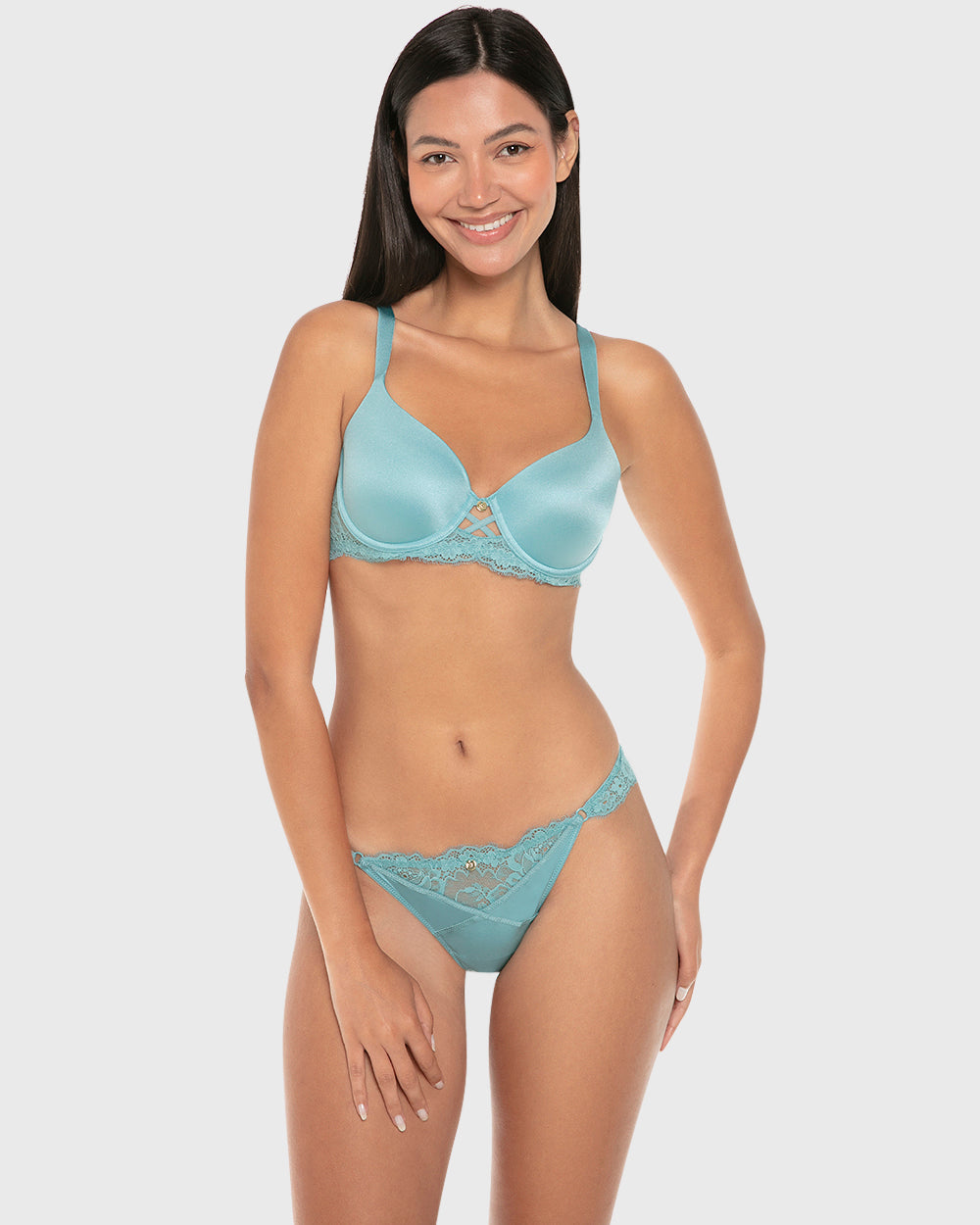 La Senza Isla And Evie Sexy Fashion Lightly Lined Full Coverage Bra Reef Waters Reef Waters / 34B