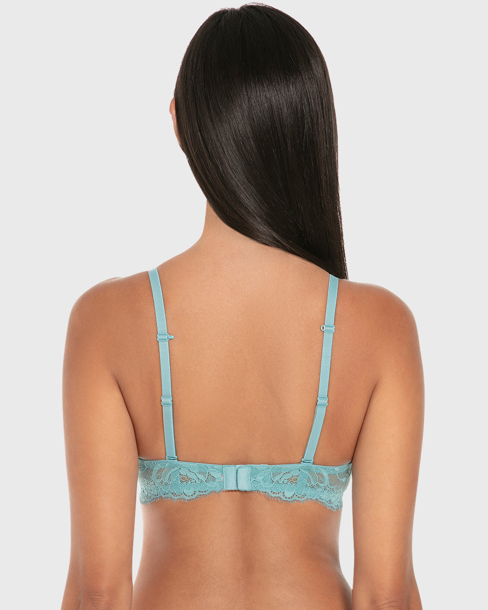 La Senza Isla And Evie Sexy Fashion Double Push Up Padded Plunge Bra Reef Waters Reef Waters / 34B