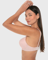 La Senza Isla And Evie Sexy Fashion Double Push Up Padded Plunge Bra Rose Quartz Rose Quartz / 34B