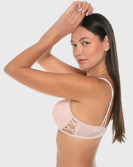 La Senza Isla And Evie Sexy Fashion Gel Padded Plunge Bra Rose Quartz Rose Quartz / 34B