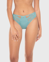 La Senza Isla And Evie Sexy Fashion Lace Micro Cheeky Panty Reef Waters Reef Waters / S