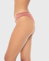 Isla & Evie Luxe Fashion Micro Cheeky Panty Withered Rose Print / S
