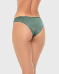 Isla & Evie Micro Cheeky Panty Silver Pine Print / S