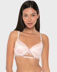 Isla & Evie Luxe Fashion Lightly Lined Full Coverage Bra Rose Quartz / 34B