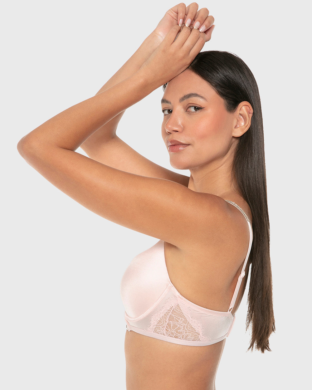 Isla & Evie Luxe Fashion Lightly Lined Full Coverage Bra Rose Quartz / 34B