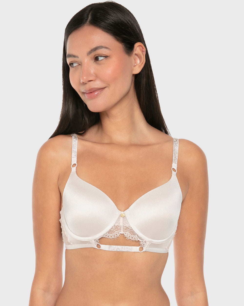 Isla & Evie Luxe Fashion Lightly Lined Full Coverage Bra Wind Chime / 34B