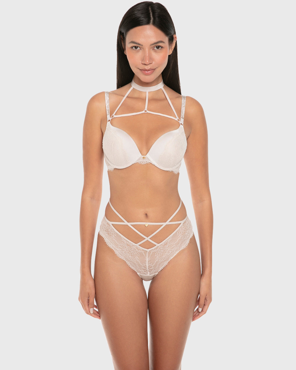 Isla & Evie Luxe Fashion Lace Micro Cheeky Panty Wind Chime / S