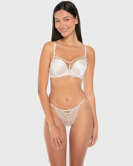 Isla & Evie Luxe Fashion Lace Micro Cheeky Panty Wind Chime / S