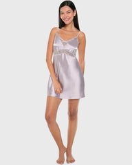 Isla & Evie Satin Slip Dress