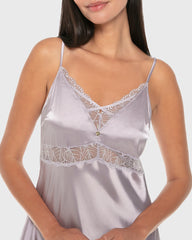 Isla & Evie Satin Slip Dress
