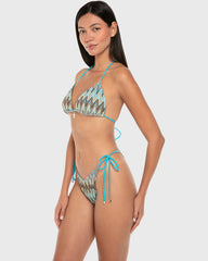 Isla & Evie Crochet Halter Neck Swim Bra Top