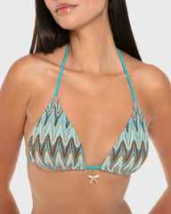 Isla & Evie Crochet Halter Neck Swim Bra Top