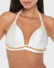 Isla & Evie Halter Neck Swim Bra Top