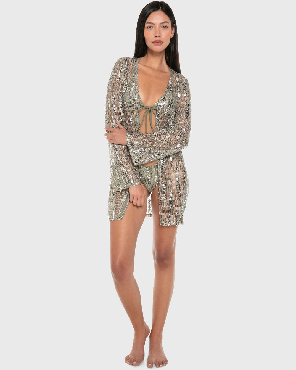 Isla & Evie Short Swim Cover Dress