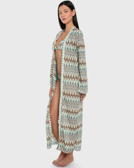 Isla & Evie Crochet Long Swim Cover Dress