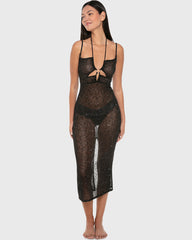 Isla & Evie Knit Long Swim Cover Dress