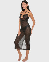 Isla & Evie Knit Long Swim Cover Dress