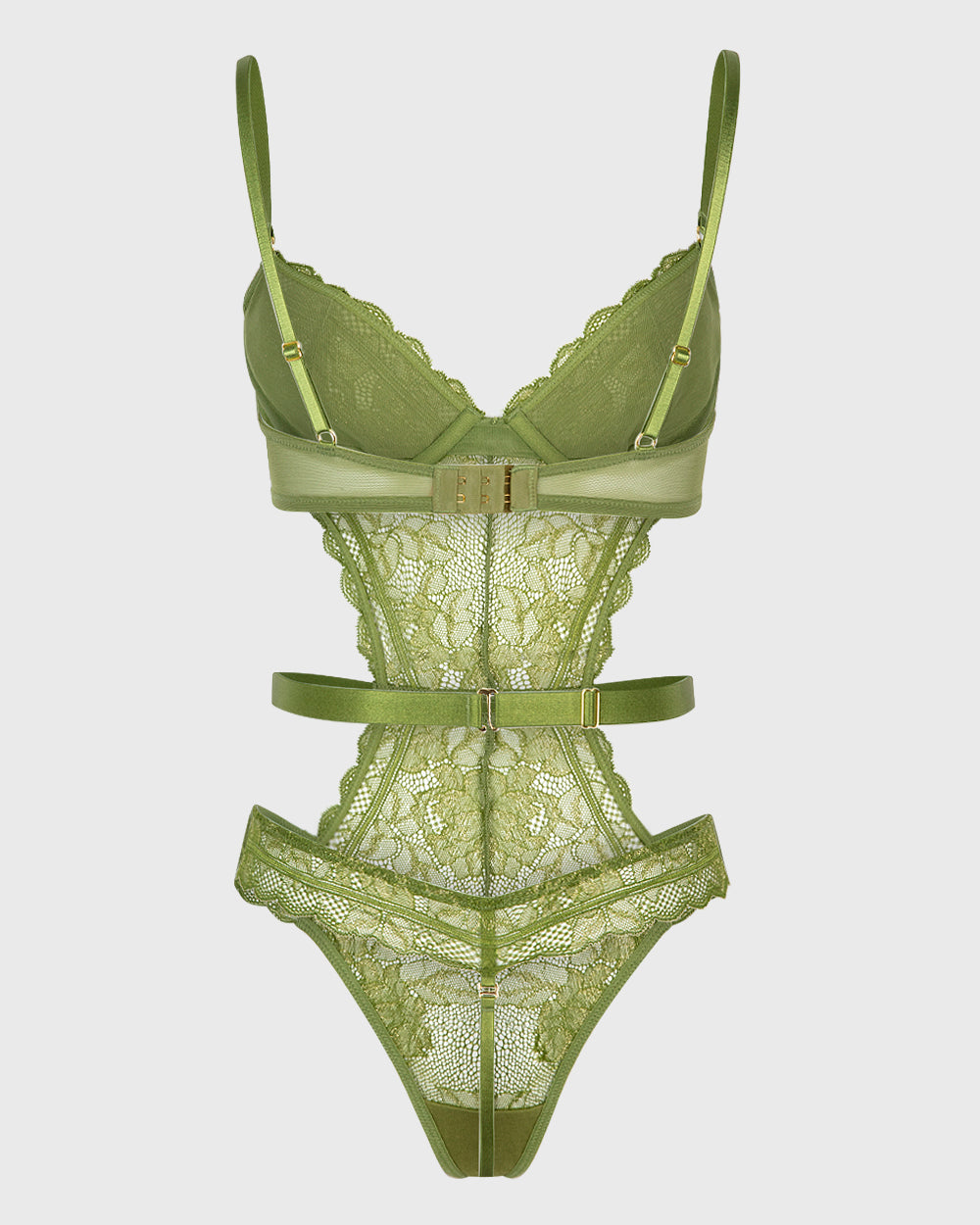 Isla & Evie Cardamom Seed Lace Bodysuit