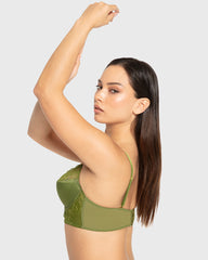 Isla & Evie Cardamom Seed Lightly Lined Plunge Bra Cardamom Seed / 34B