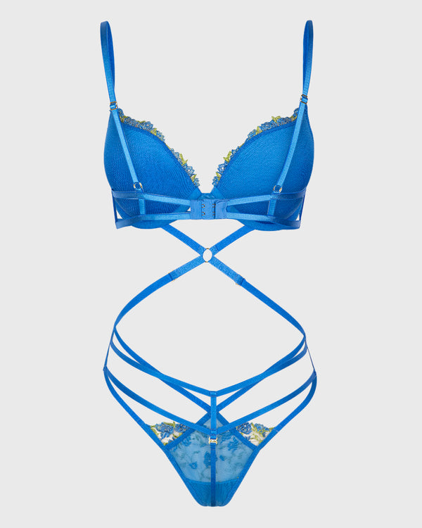 Isla & Evie Princess Blue Lace Bodysuit