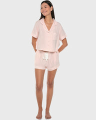 Isla & Evie Modal Two-Piece Shorts Pajama Set