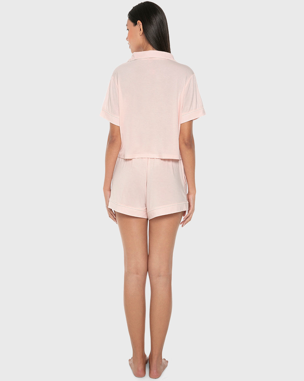 Isla & Evie Modal Two-Piece Shorts Pajama Set