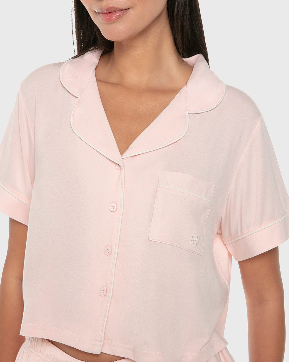 Isla & Evie Modal Two-Piece Shorts Pajama Set