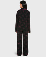 Isla & Evie Modal Two-Piece Long Pajama Set