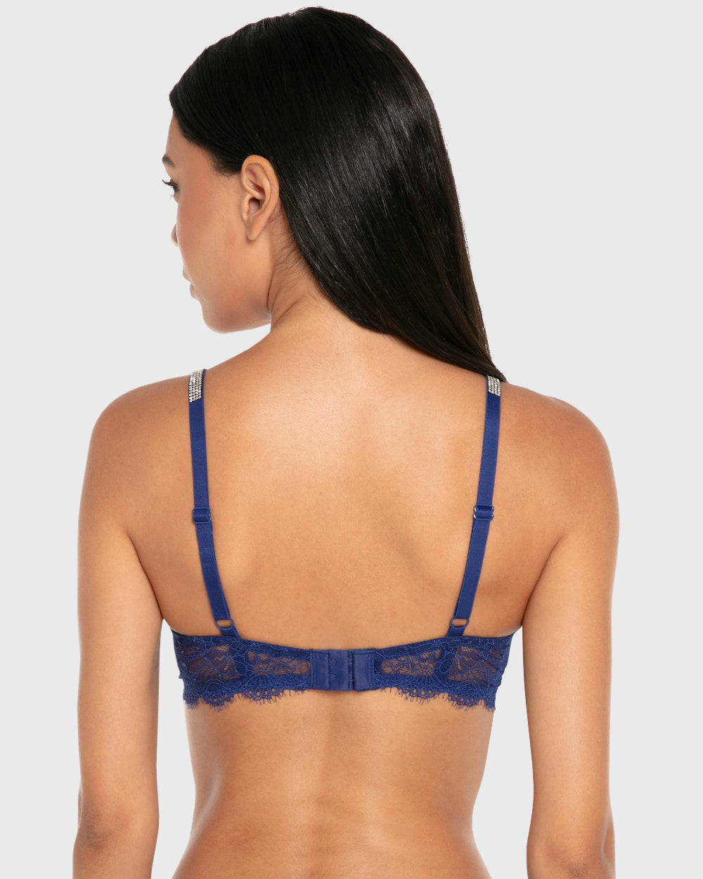 Isla & Evie Wired Lightly Lined Full Coverage Bra Bellwether Blue / 34B
