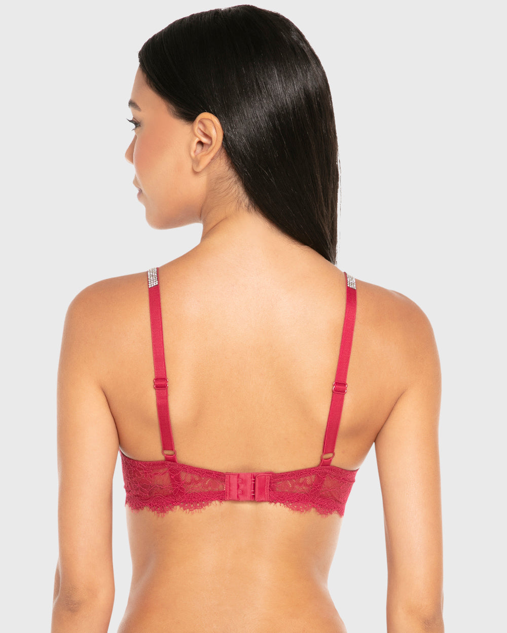 Isla & Evie Wired Lightly Lined Full Coverage Bra Rumba Red / 34B