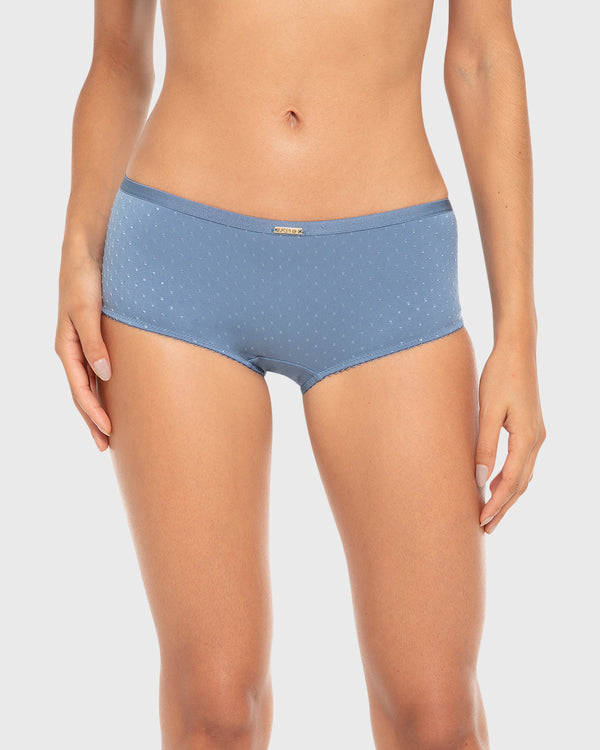 Isla & Evie Boyshort Panty Coronet Blue / S