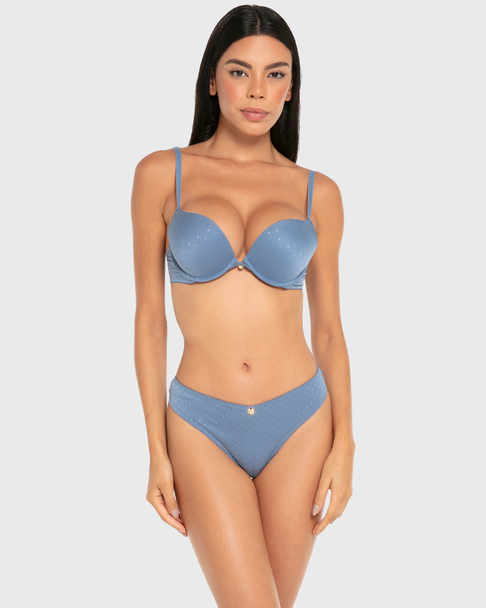 Isla & Evie Thong Panty Coronet Blue / S