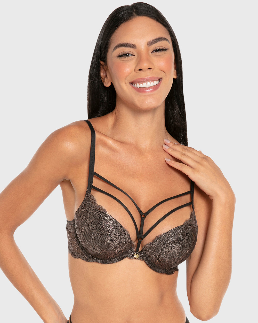 Isla & Evie Lace Gel-Padded Plunge Bra