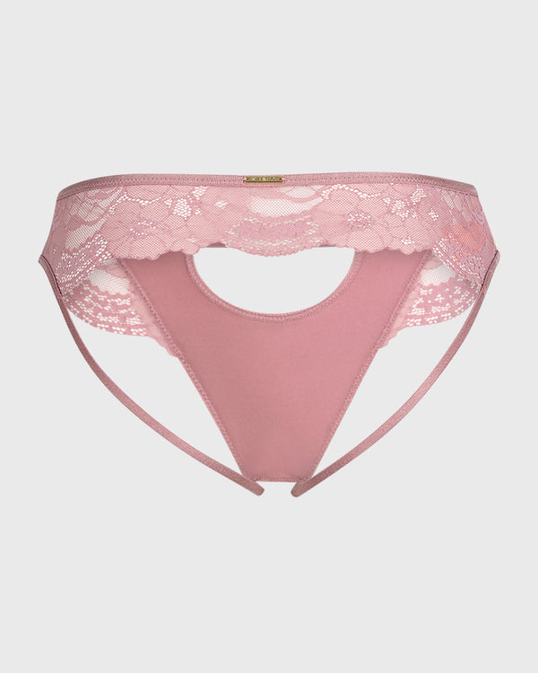Isla & Evie Lace Cheeky Panty Vintage Rose / S