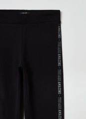 OVS Kids Girl Leggings With Printed Lettering