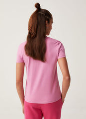 Cotton T-Shirt With Crew Neck