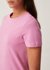Cotton T-Shirt With Crew Neck