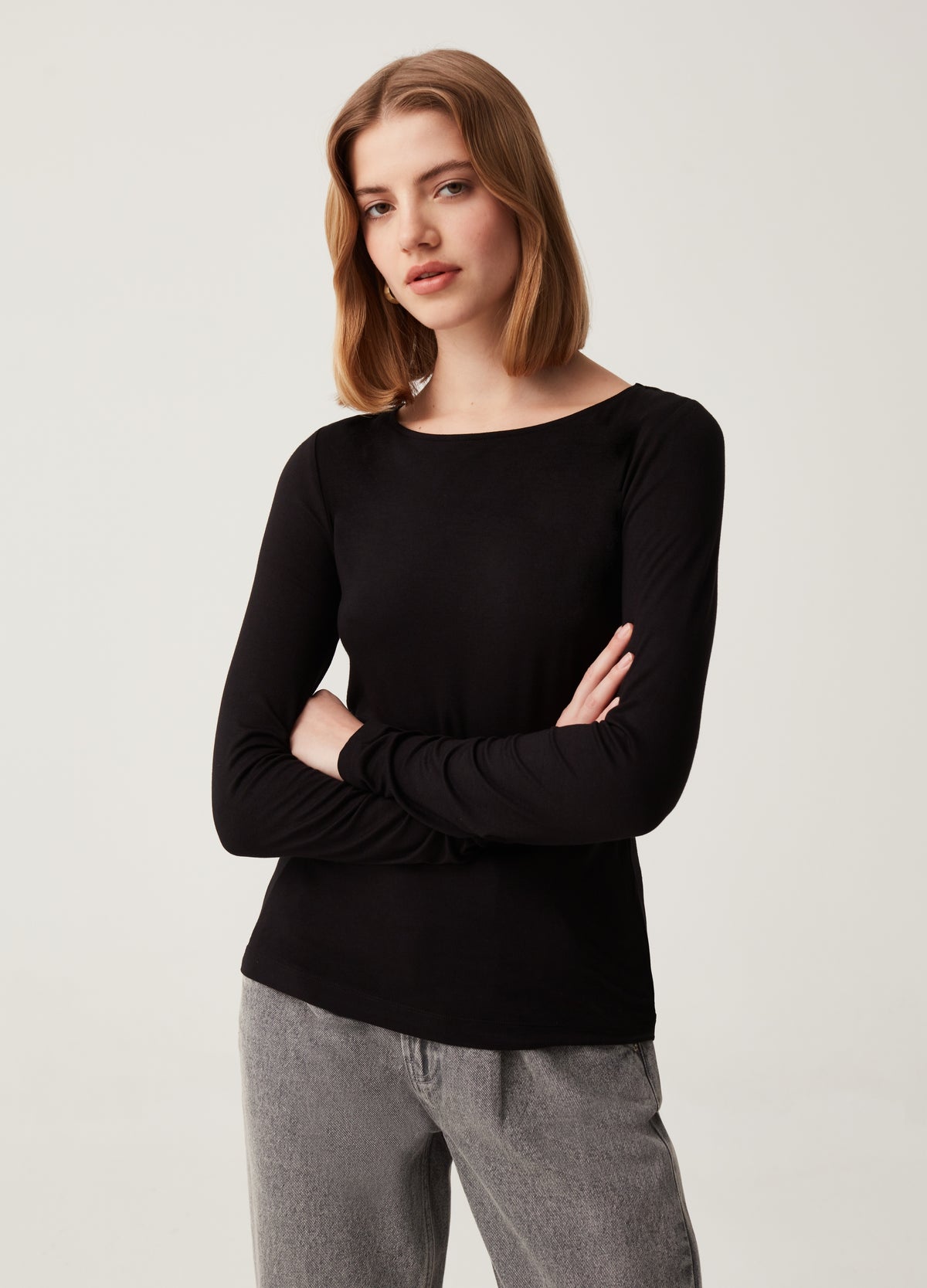 Boat Neck T-Shirt
