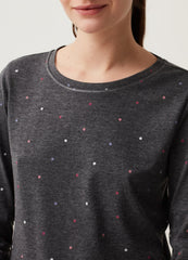 Polka Dot Cotton Pyjama Top