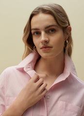 PIOMBO relaxed fit shirt with pockets