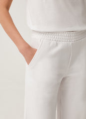 Fitness Wide-Leg Joggers In Fleece