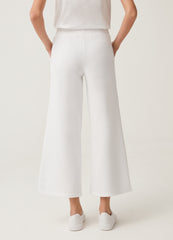 Fitness Wide-Leg Joggers In Fleece
