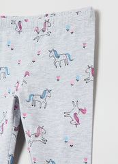 Ovs Kids Girl Two-Pack Leggings With Print