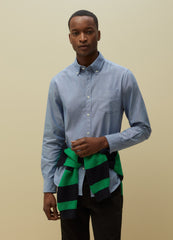 Piombo Regular-Fit Oxford Cotton Shirt