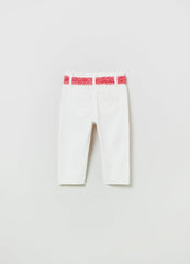 Ovs Kids Girl Baggy-Fit Cotton Jeans With Belt