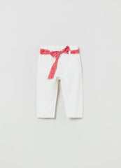 Ovs Kids Girl Baggy-Fit Cotton Jeans With Belt